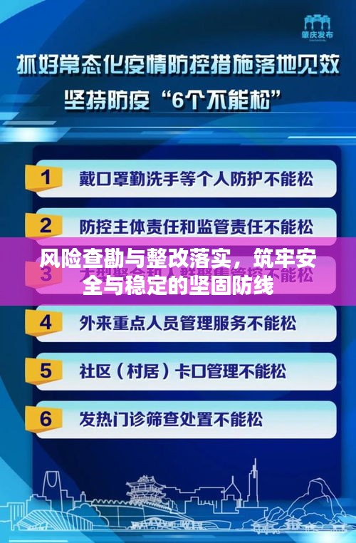 风险查勘与整改落实，筑牢安全与稳定的坚固防线