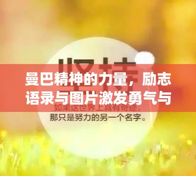 曼巴精神的力量，励志语录与图片激发勇气与决心