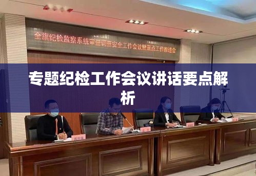 专题纪检工作会议讲话要点解析
