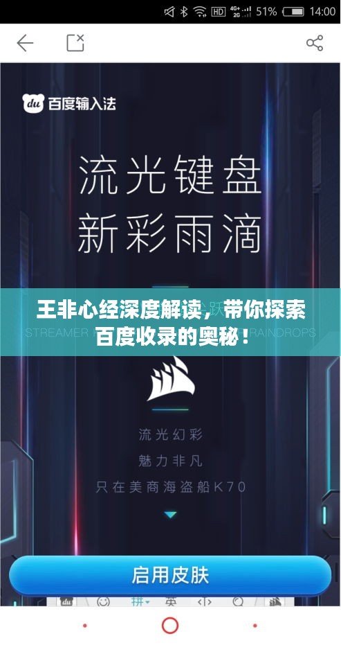 王非心经深度解读，带你探索百度收录的奥秘！