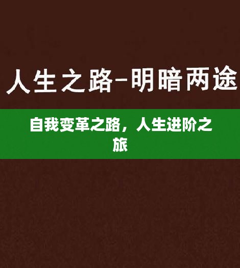 自我变革之路，人生进阶之旅