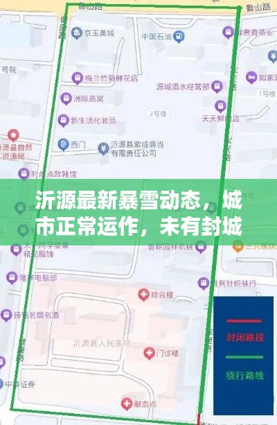 沂源最新暴雪动态，城市正常运作，未有封城计划